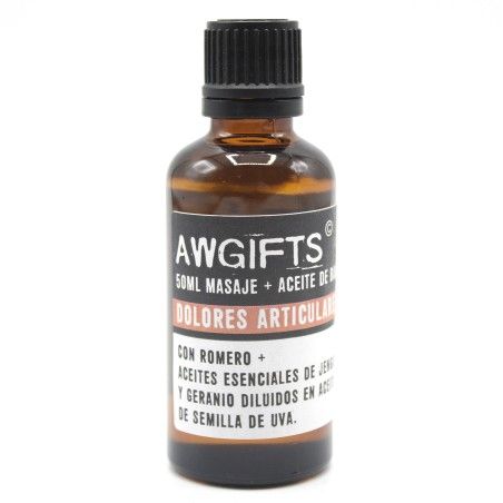 Aceite de Masaje - Para articulaciones - Romero, Jengibre y Geranio - 50ml  - 1