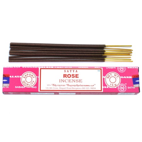 Incienso Satya Rosa - Rose - 1 cajetilla de 15gr.