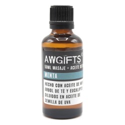 Aceite de Masaje - Menta Fresca - Menta, Árbol de Té y  Eucalipto - 50ml  - 1