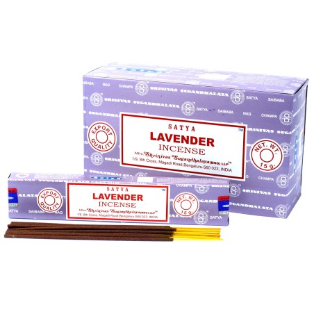 Incienso Satya - Lavanda - 1 cajetilla de 15gr