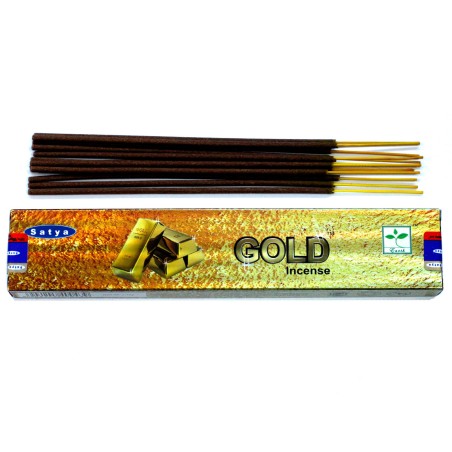 SATYA Incienso Oro - Gold - 1 cajetilla de 15gr.