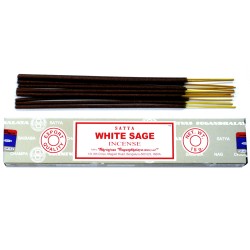 Incienso Satya Salvia Blanca - White Sage - 1 cajetilla de 15gr.