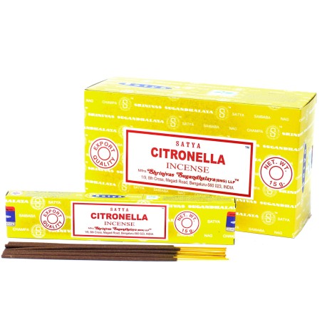Incienso Citronela - 1 cajetilla de 15gr. - SATYA