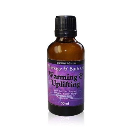 Olio per massaggio - Caldo ed energizzante - Limone, Zenzero, Ylang Ylang e Ginepro - 50ml  - 3