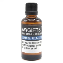 Aceite de Masaje - Lavanda soñolienta - Lavanda y Mejorana - 50ml  - 1