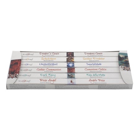 Kit d’encens mystique Stamford - Lord Protector, Dark Fairy, La grâce des dragons, Communion gothique, Immortalité et Angel R
