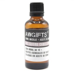 Aceite de Masaje - Para la cabeza - Árbol de Té y Eucalipto - 50ml  - 1