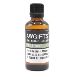 Aceite de Masaje - Dolores Premenstruales - PMS - Romero y Geranio - 50ml  - 1