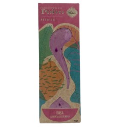 Rosenpulver Räucherstäbchen mit Rosenblättern -...
