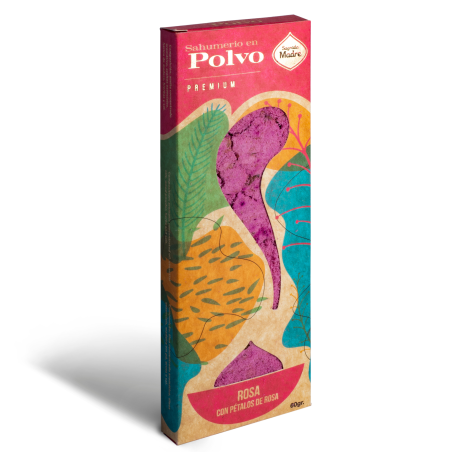 Encens en poudre de rose aux pétales de rose - Sainte Mère