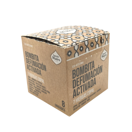 Caja de 8 Bombitas de Incienso 7 Hierbas + Copal - Sagrada Madre