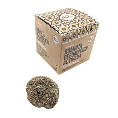 Caja de 8 Bombitas de Incienso 7 Hierbas + Copal - Sagrada Madre