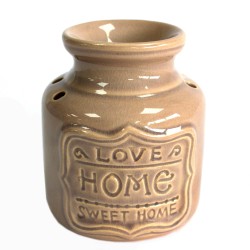 Lrg Quemador de aceite - Gris - Love Home Sweet Home  - 1