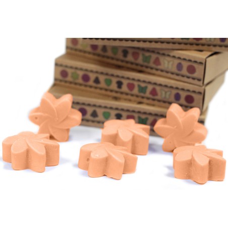 Schachtel mit 6 Sojawachsen - Tuberose