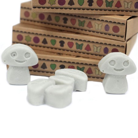 Schachtel mit 6 Sojawachsen - Patchouli