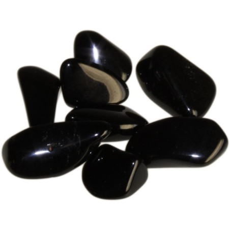 L Tumble Stones - Tourmalina Negra - 24 unidades