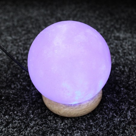 Lampe à sel boule USB de qualité - 8 cm (multi)