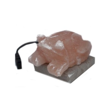 Lampă cu sare de Himalaya în formă de broască USB (multiple)