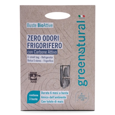 BOLSA PERFUMADA BIOACTIVA FRIGORIFICO CON CARBÓN ACTIVO ECOLOGICO GREENNATURAL