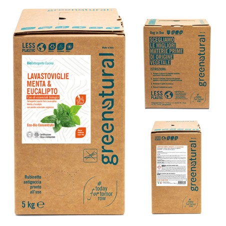 DETERGENTE LIQUIDO LAVAVAJILLA 5 KG ECOLOGICO BAG IN BOX GREENNATURAL
