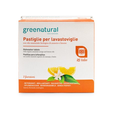 GREENTABS 25 pz PASTILLES RENTAVAIXELLES ECOLÒGIC GREENNATURAL