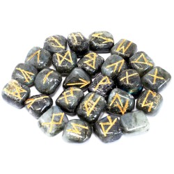 Juego de Runas de la India Labradorita