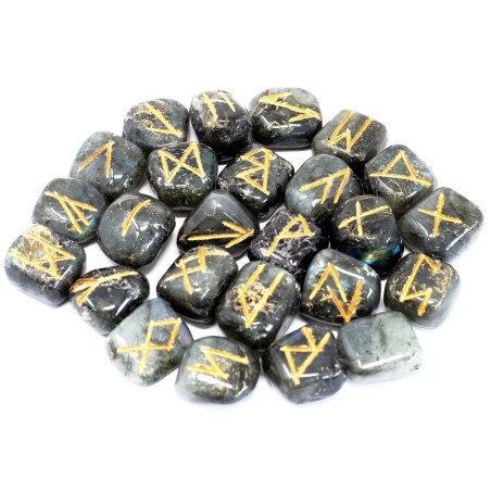 Juego de Runas de la India Labradorita