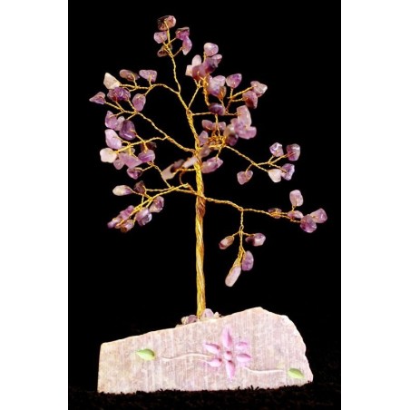 Amatista- 80 Stone Arbol Indio de Gemas