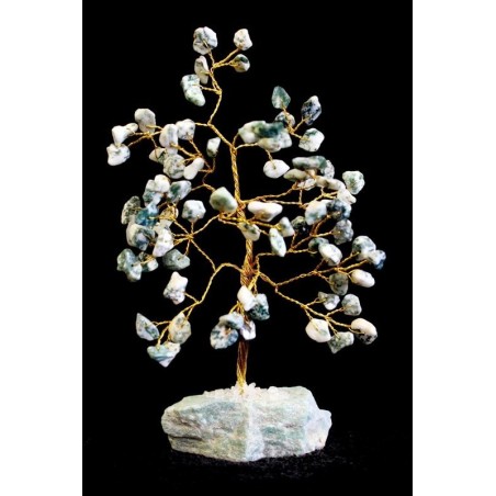 Green Agate - 80 Stone Indian Gem Tree