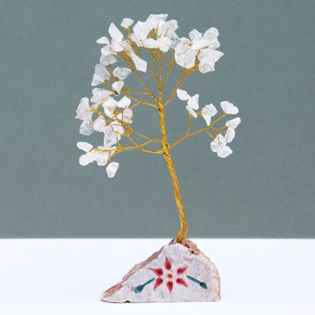 Cuarzo Cristal - 80 Stone Arbol Indio de Gemas