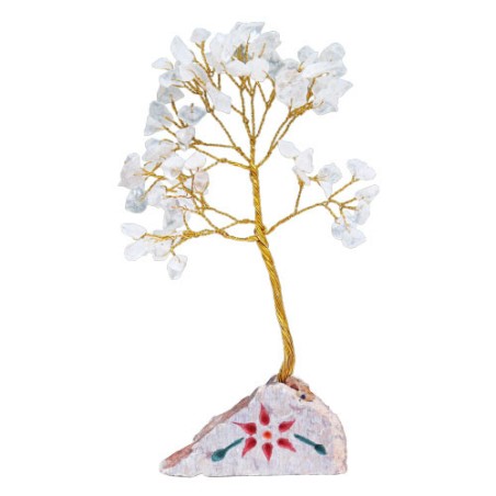 Cristal Quartz - 80 pierre Arbre à gemmes indiennes