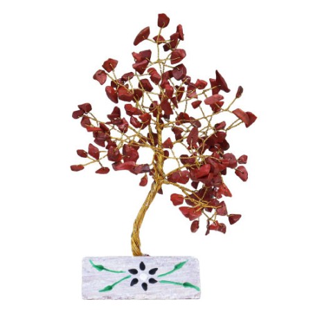 Jaspe Rojo - 160 Stone Arbol Indio de Gemas