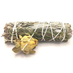 Atado de Salvia de la Paz Smudge Made in México - Atado de Hierba 10cm