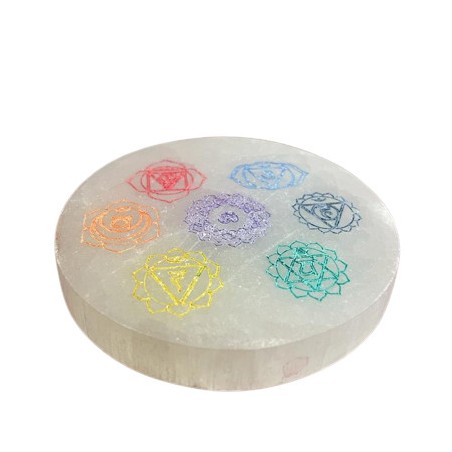 Small Charging Plate 8cm - Chakra Design - color