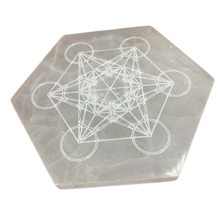 Placa de Carregamento Hexagonal 18cm - Direção e Decisão
