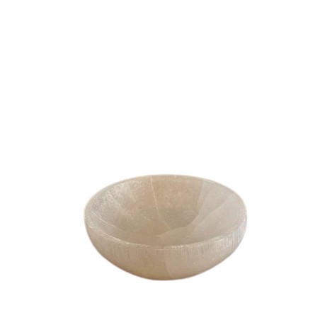 Bol rond en sélénite - 10cm