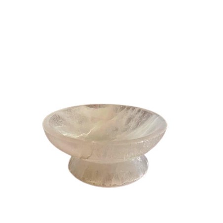 Ciotola rituale in selenite - 10 cm