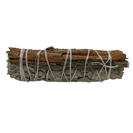 Lligat de Salvia Blanca, Cedre i Canyella Smudge Made in Mèxic - Lligat d'Herba 10cm