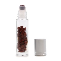 Gemstone Essential Oil Roller Bottle - Red...