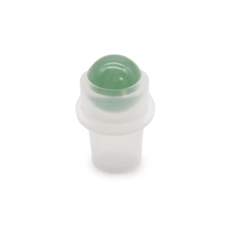 Punta a rullo con pietra preziosa per flacone da 5 ml - Avventurina