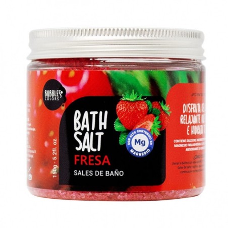 DODE ZEE BADZOUT POT 150GRS AARDBEI BUBBELS & KLEUREN