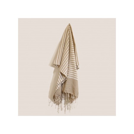 Baumwolle Pareo - 100x180 cm - Warmer Sand