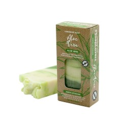Jabón Artesano de Aceite de Oliva con Aloe Vera...