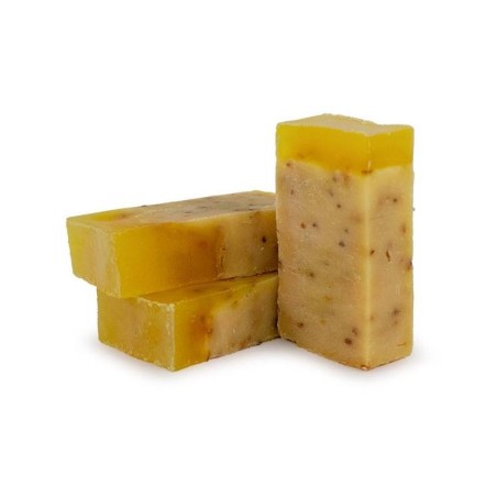 PASTILLA DE JABÓN ARTESANO ACEITE OLIVA CON LIMÓN 100gr