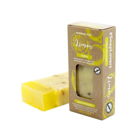 STÜCK HANDGEMACHTE SEIFE OLIVENÖL MIT ZITRONE 100gr