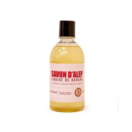 JABÓN LÍQUIDO DE ALEPO ROSA DE DAMASCO 350ml