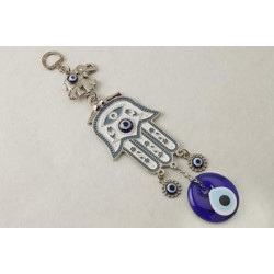 FATIMA'S HAND MET KRISTAL TURKS OOG 6 X 22 CM