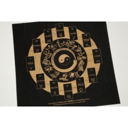 TAROTMATTE 78X78 CM. SCHWARZE FARBE