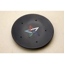 ENCENSOIR EN STÉATITE NEG. PENTAGRAMME DE...