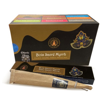 TAMĂIE ETHNIC VIBES PALO SANTO + MIRR FRAGANCES & SENS MASALA 1 Cutie de 15gr.